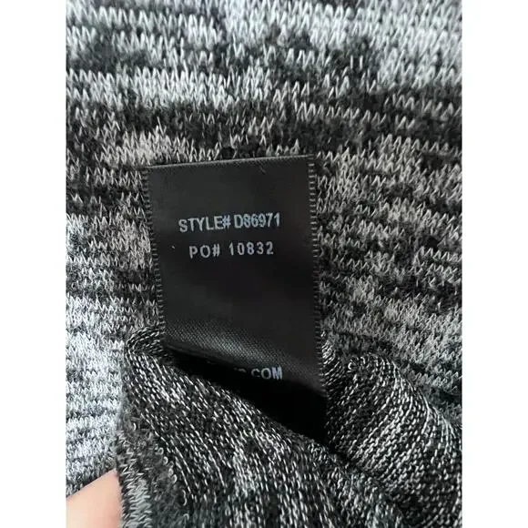 Lulus Dress Modern Marl Grey Bodycon Midi 3/4 Sleeve Fitted Gray Size Medium - Picture 3 of 8